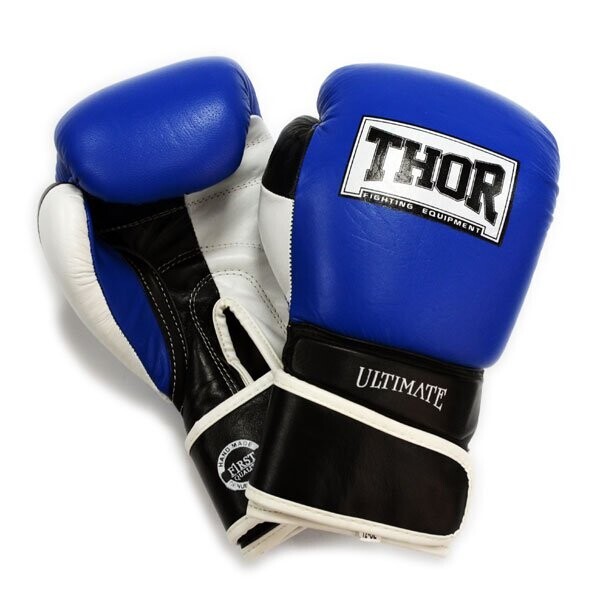 

Перчатки боксерские THOR ULTIMATE 12oz (551/03(PU) B/BL/WH 12 oz.)