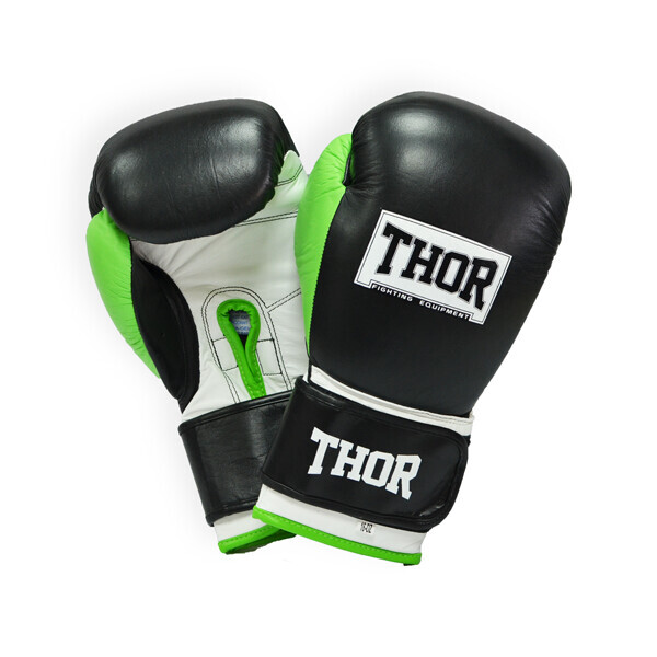 

Перчатки боксерские THOR TYPHOON 10oz (8027/01(PU) B/GR/W 10 oz.)