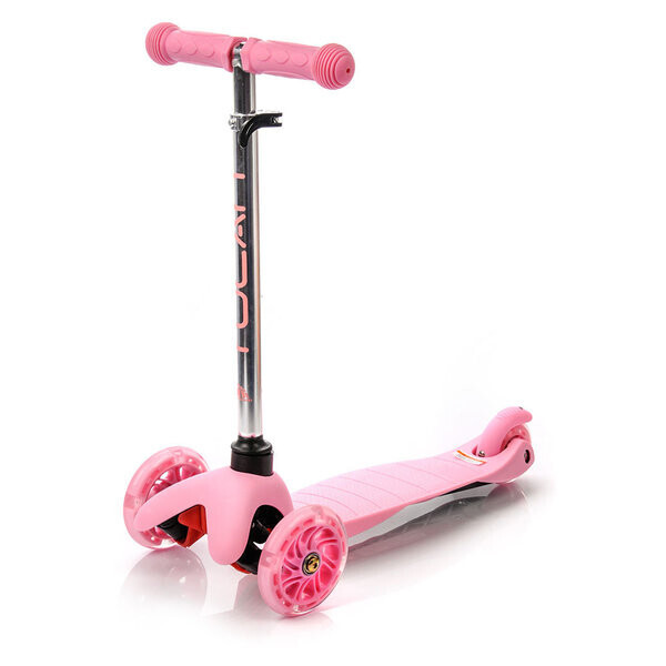 

Трехколесный самокат Meteor Tucan Led (22794/pink)