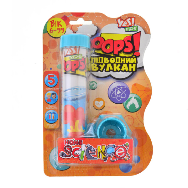

Детский развивающий игровой набор химических экспериментов YES Kids Oops! Подводный вулкан (953737)