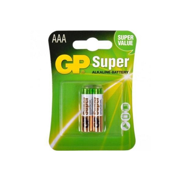 

Батарейка GP AAA LR3 Super Alcaline * 2 (GP24A-2UE2)