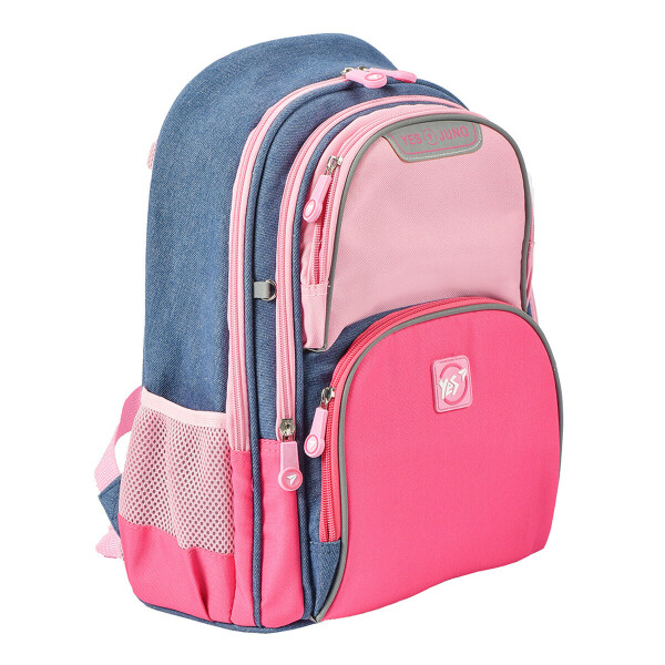 

Рюкзак школьный YES S-30 Juno "Girls style" розовый/голубой