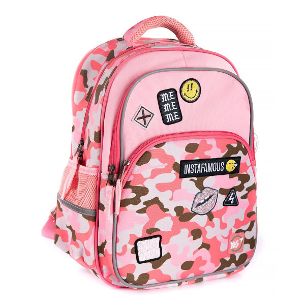 

Рюкзак школьный YES S-40 "Smiley World" military girl