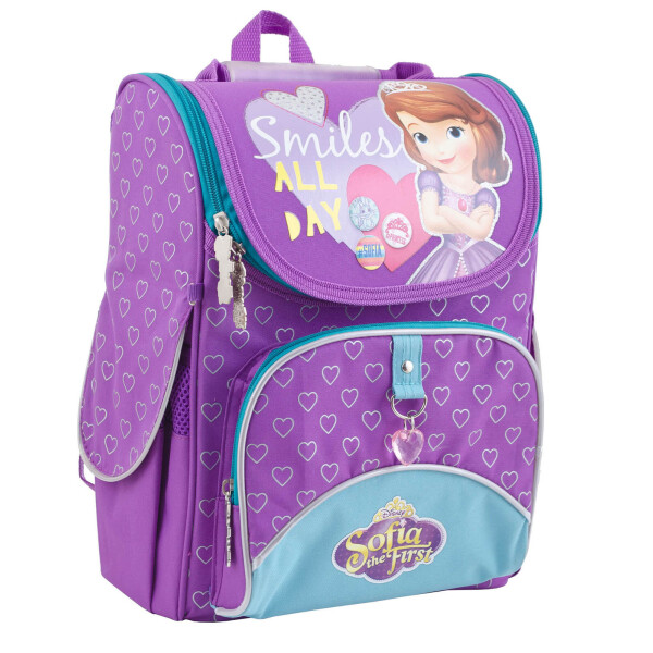 

Рюкзак школьный каркасный 1 Вересня H-11 Sofia purple, 34*26*14