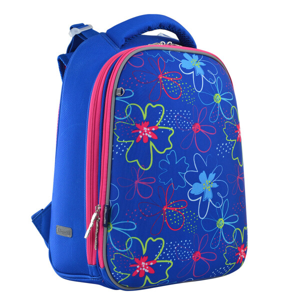 

Рюкзак школьный каркасный 1 Вересня H-12 "Vivid flowers"