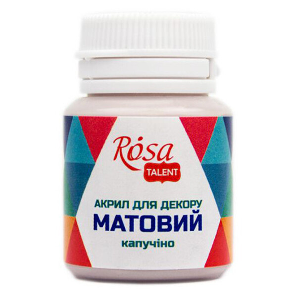 

Краска акриловая матовая Rosa Start Капучино 20 мл (20049)