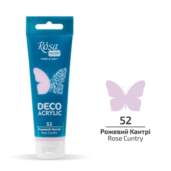 

Краска акриловая матовая Rosa Talent Розовая кантри 75 мл (322252)