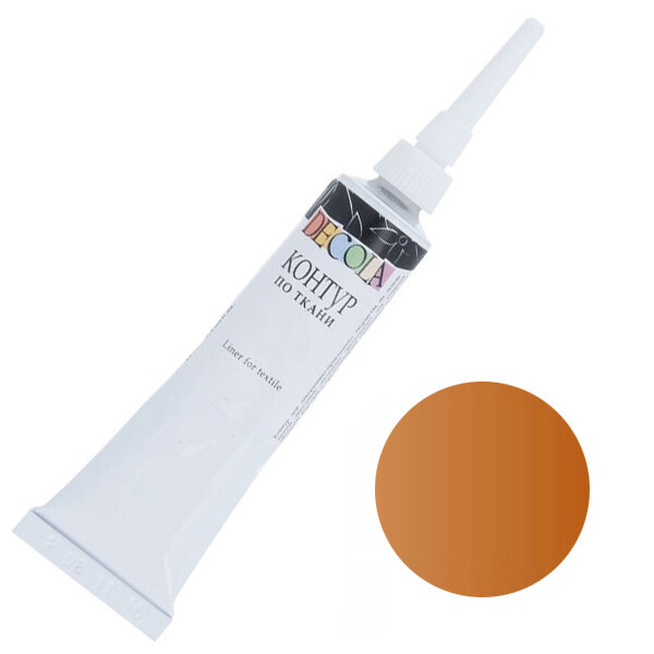 

Краска акриловая контурная Decola по ткани Медь металлик 18 мл (352101)