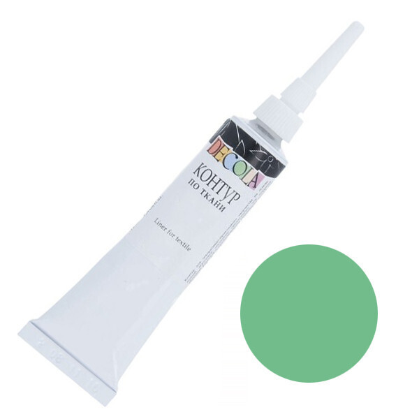 

Краска акриловая контурная Decola по ткани Зеленый цветной 18 мл (352117)