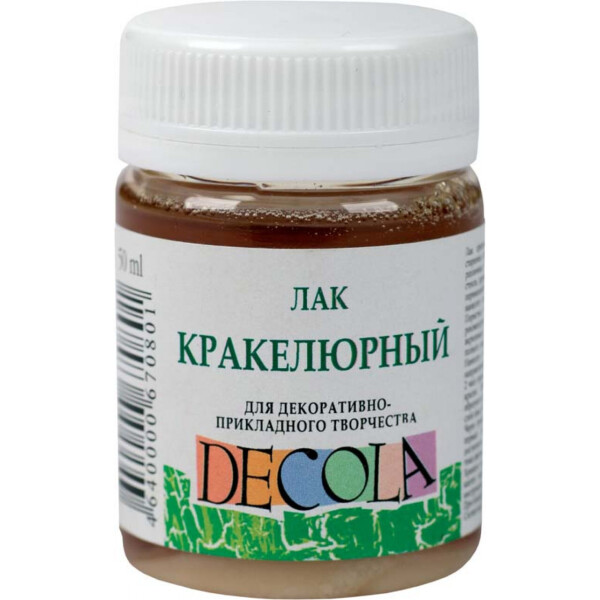 

Лак Decola кракелюрный однокомпонентный 50 мл (352153)