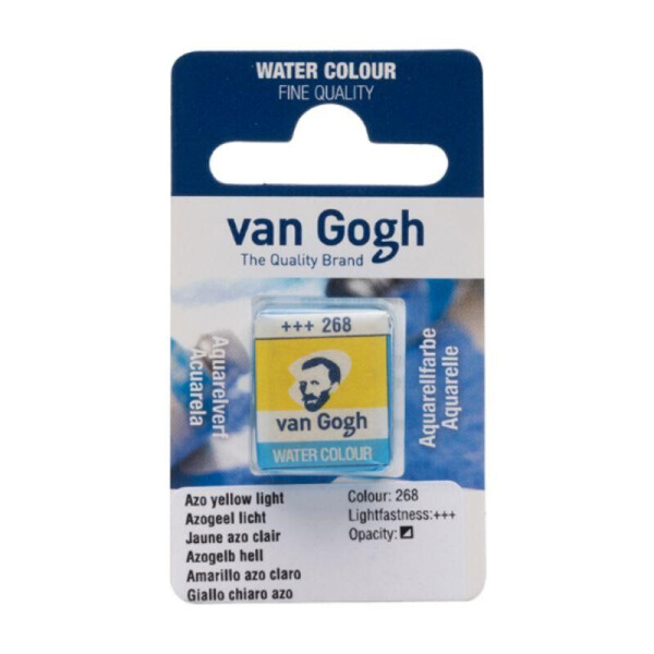 

Краска акварельная Royal Talens Van Gogh Желтый светлая (268) кювета