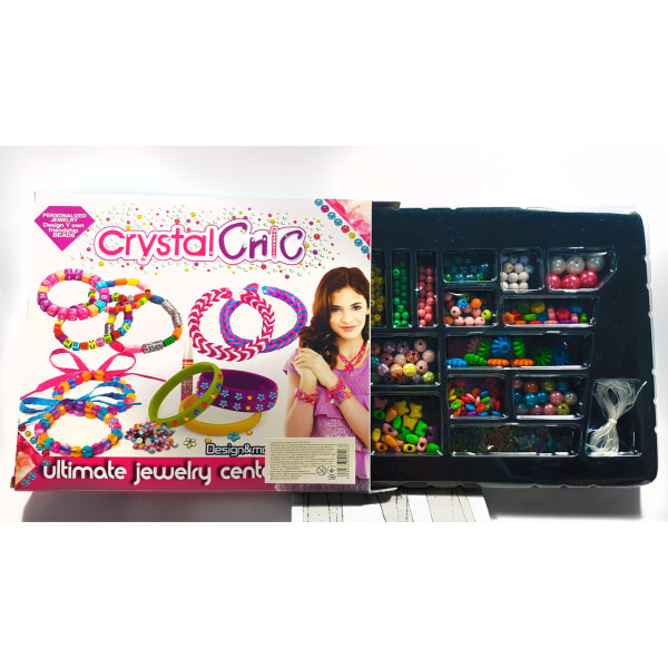 

Набор бисера для плетения украшений, Crystal Chick, разноцветный