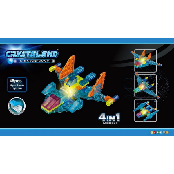 

Конструктор Crystaland Воздушное судно 4 в 1 (99001)