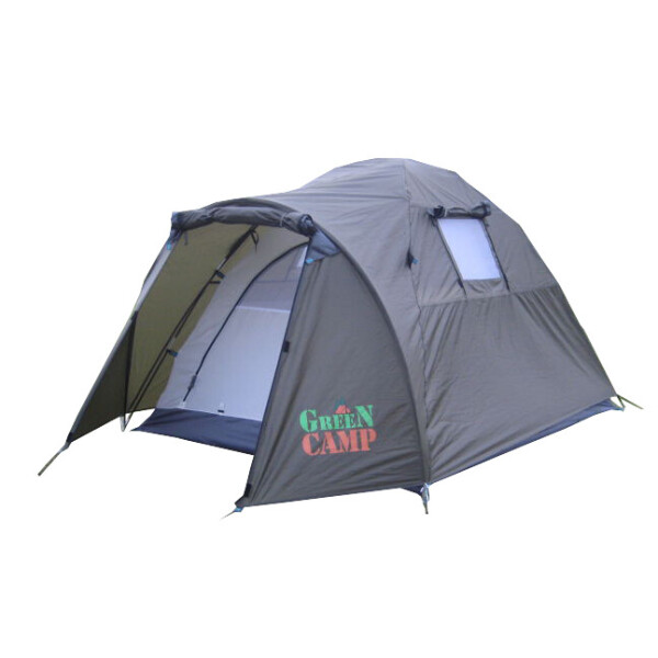 

Палатка двухместная GreenCamp 3006 с тамбуром
