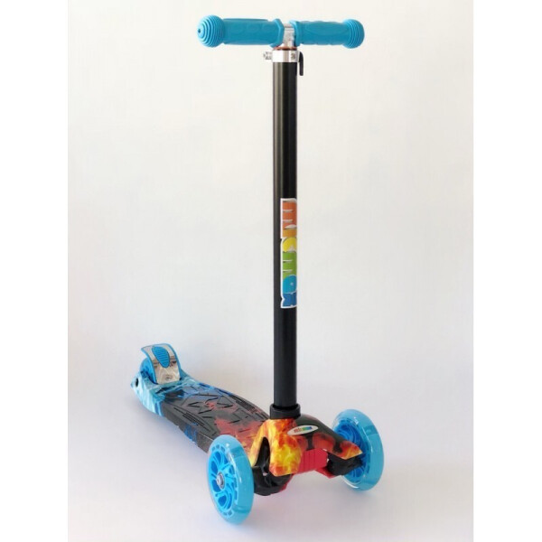 

Самокат детский Scooter Micmax от 3-х лет мультицвет Огонь и Лед