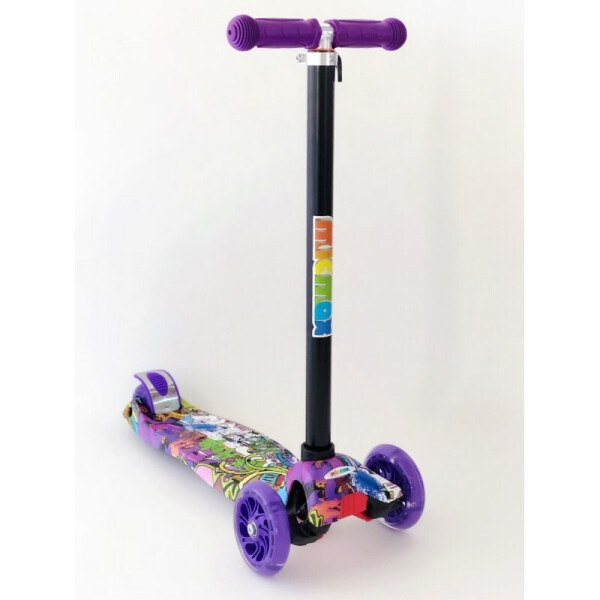 

Самокат детский Scooter Micmax от 3-х лет мультицвет Граффити