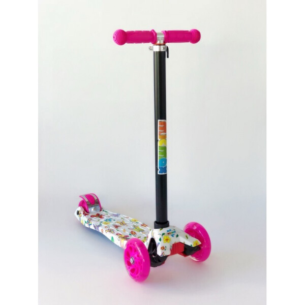 

Самокат детский Scooter Micmax от 3-х лет мультицвет бабочки