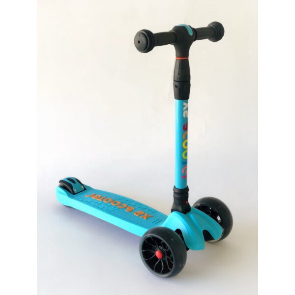 

Самокат детский Scooter HH24A складной голубой
