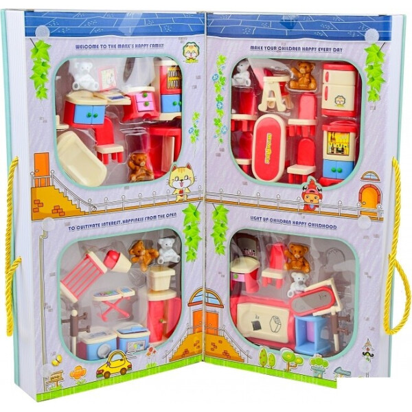 

Игровой набор Shantou Мебель в книжке (HY-063AE)