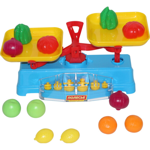 

Игровой набор Polesie Весы и Набор продуктов 12 элементов (53787)