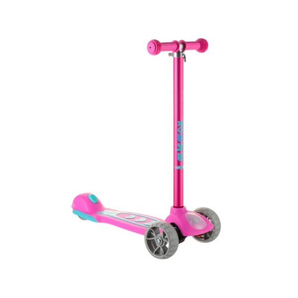 

Детский самокат Scooter 08N подсветка колес с фонариком розовый