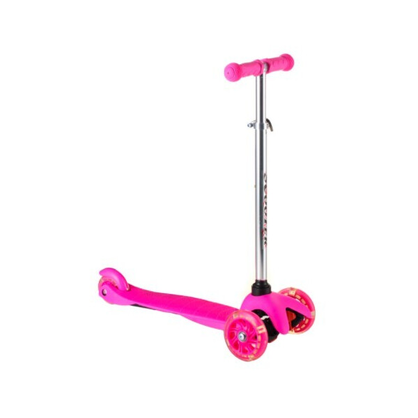 

Самокат складной детский Scooter 905 от 1 года розовый