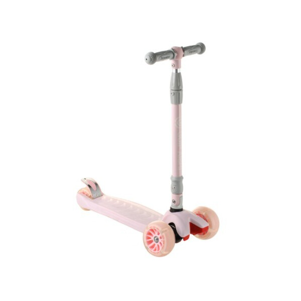 

Самокат складной детский Scooter 999 от 3-х лет складной розовый