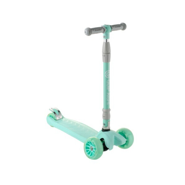 

Самокат складной детский Scooter 999 от 3-х лет складной зеленый