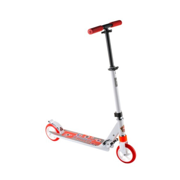 

Самокат с передним амортизатором Scooter XZ115 белый
