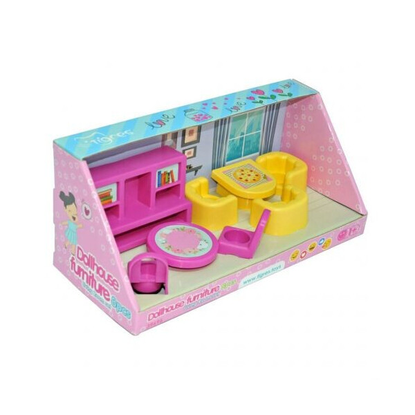 

Набор мебели для гостиной Тигрес "Dollhouse furniture" (39696)