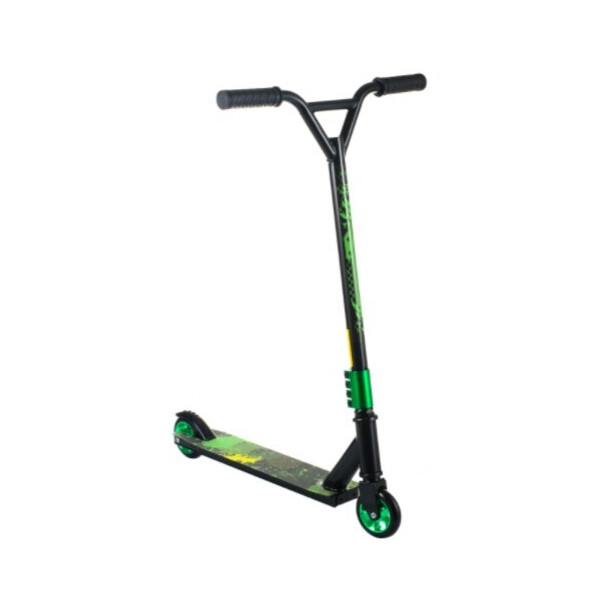 

Трюковой самокат от 5 лет Scooter D300A черный с зеленым