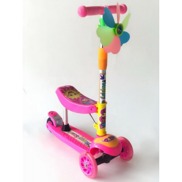 

Самокат Happy Scooter от 3-х лет розовый