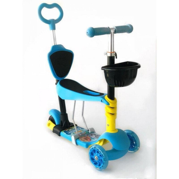 

Самокат-беговел 5 в 1 QD ScooTer PH5 голубой