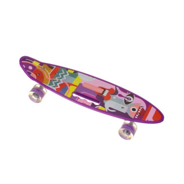 

Пенник детский с рисунком Penny Board ручка для переноски розовый