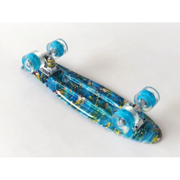 

Скейт Penny Board детский городской до 80 кг мультицвет морской