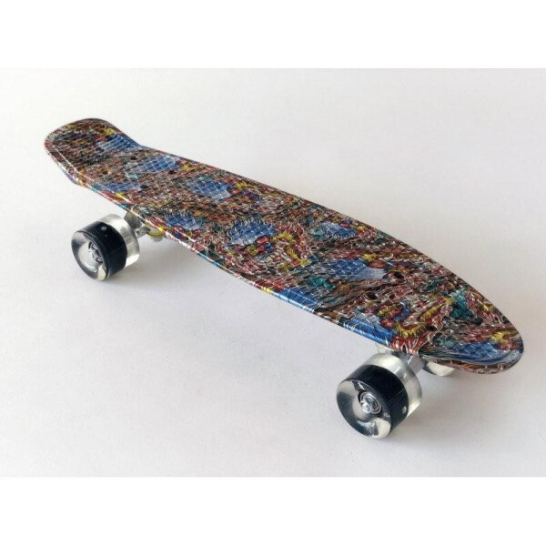

Скейт Penny Board детский городской до 80 кг разноцветный