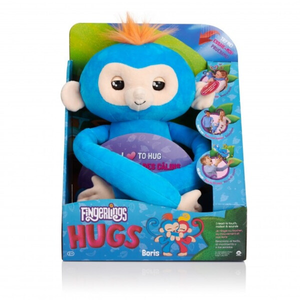 

Мягкая интерактивная обезьянка-обнимашка WowWee Fingerlings Борис (W3530/3531)