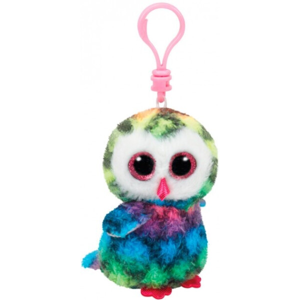 

Мягкая игрушка брелок TY Beanie Boo's Разноцветная сова Owen (35025)