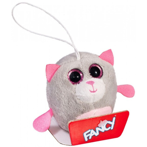 

Мягкая игрушка брелок Fancy Глазастик котик 8 см (GKU0)