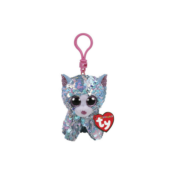

Брелок TY Котенок Whimsy в пайетках голубой 12 см (35308)