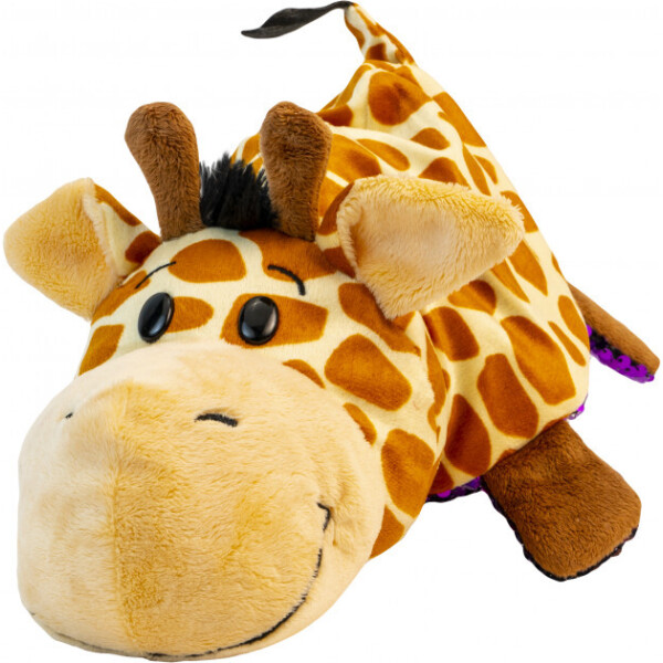 

Мягкая игрушка ZooPrяtki с пайетками 2 в 1 Жираф бегемот (519IT-ZPR)