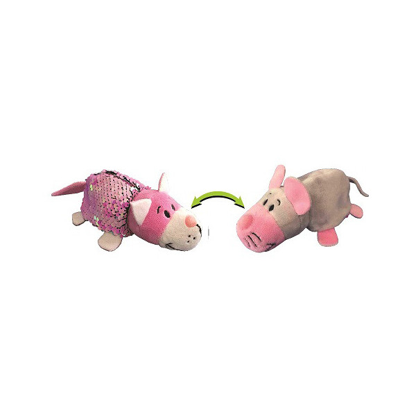 

Мягкая игрушка ZooPrяtki с пайетками 2 в 1 Кот мышь (552IT-ZPR)