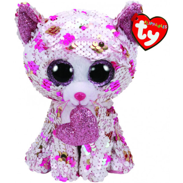 

Мягкая игрушка TY Flippables Котенок Cupid 15 см (36340)