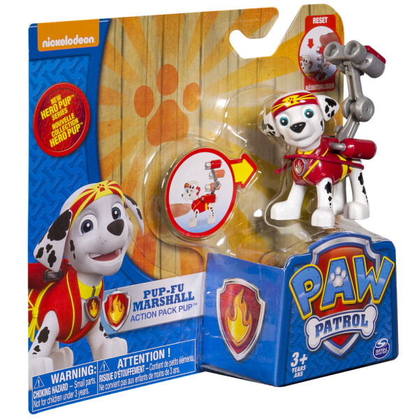 

Коллекционная фигурка Spin Master Paw Patrol Щенки супергерои Маршал с механической функцией (SM16655/2586)