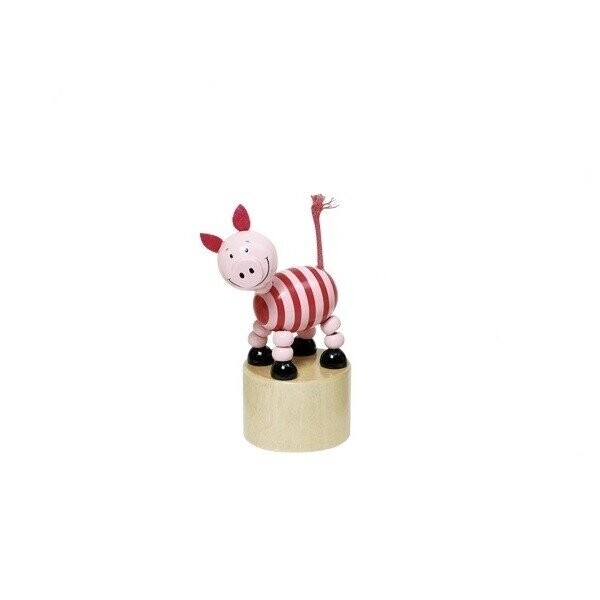 

Игрушка goki нажми и тряси Свинка (53959G-3)