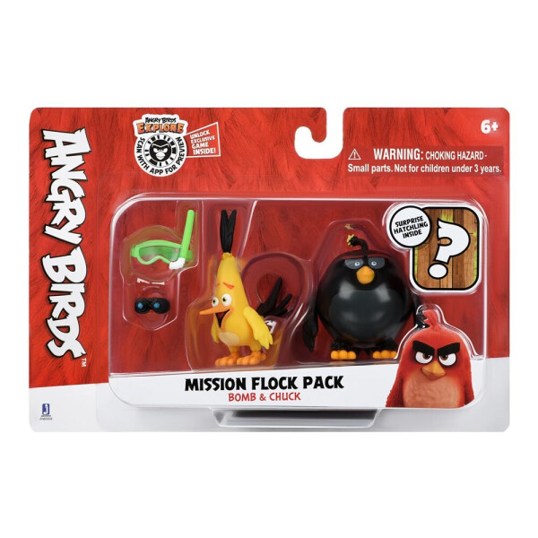 

Набор Angry birds Mission flock Бум и Чак сюрприз (ANB0008)