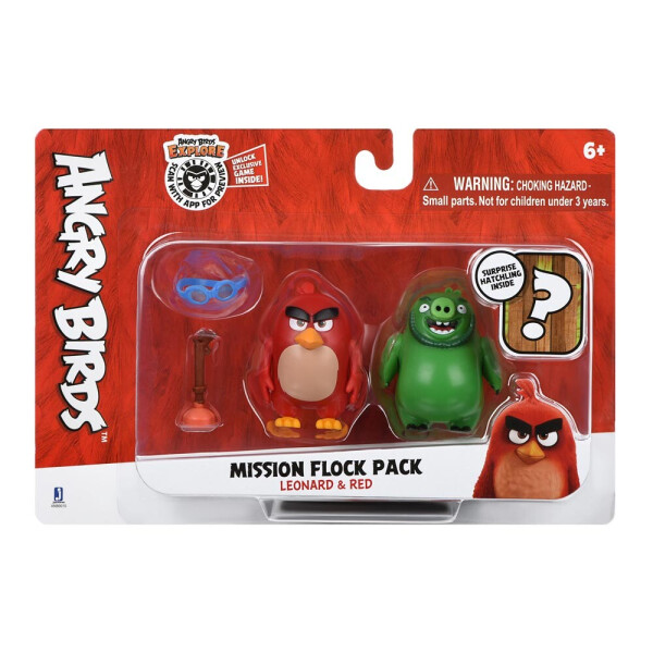 

Набор Angry birds Mission flock Ред и Леонард сюрприз (ANB0010)