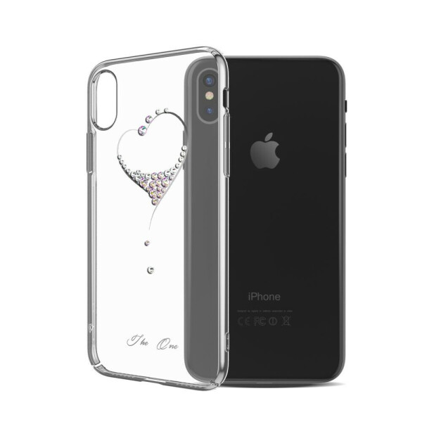 

Пластиковый чехол KINGXBAR Diamod Series для iPhone X / iPhone XS - Heart Pattern
