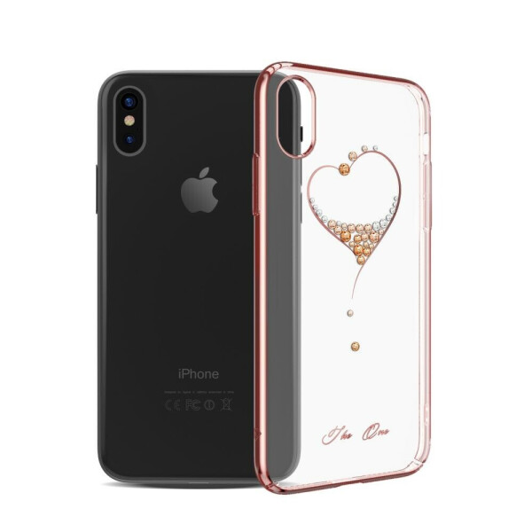 

Пластиковый чехол KINGXBAR Diamod Series для iPhone X / iPhone XS - Heart Pattern C
