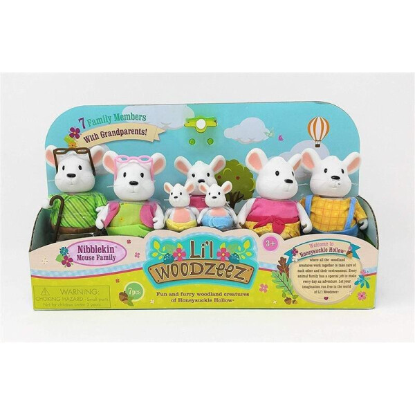 

Набор игровых фигурок Li'l Woodzeez Большая Семья Мышей (6491Z)